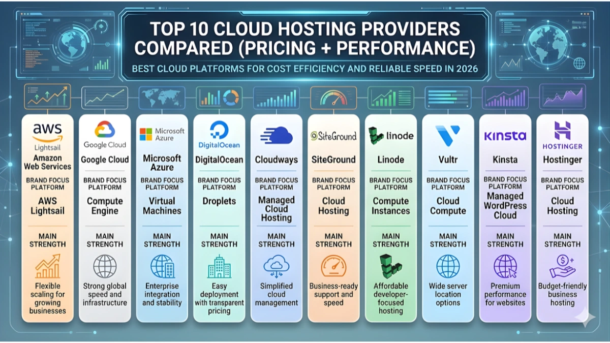 Top 10 Cloud Hosting